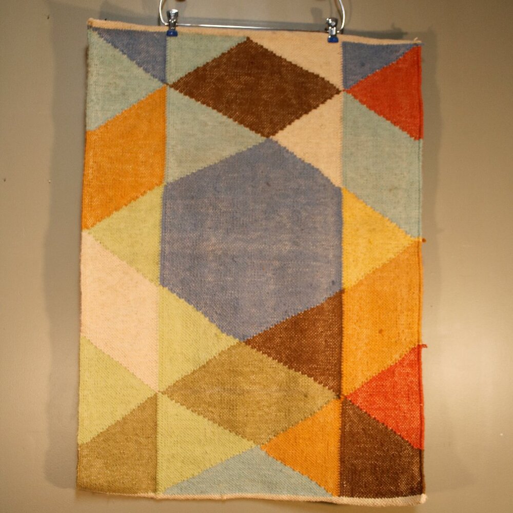 Company C ColorSpree 2’x3’ Rug, Doormat size, Multi-color triangles